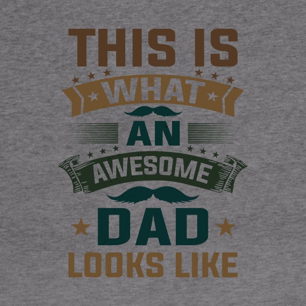 Fantastic Dad Fathers Day Beard Men by Foxxy Merch